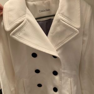 Calvin Klein White Coat